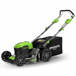 Газонокосилка аккум Greenworks 40V, 46см, бесщ. без АКБ и ЗУ 2506807